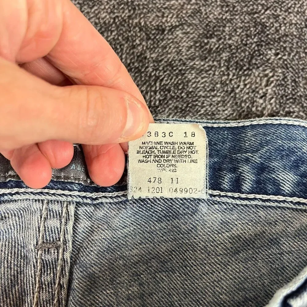 Vtg Levi's Silvertab Jeans Baggy Fit Men's 32X32 (32X31) Blue Denim Grunge Skate